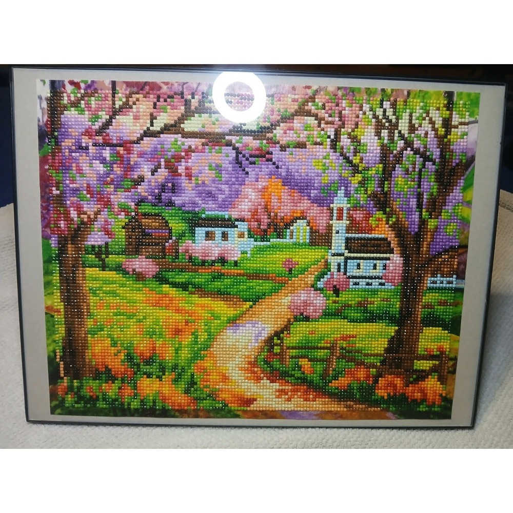 Diamond Art Painting Full Round 12"x16"(30cmx40cm) Small‎ Town
